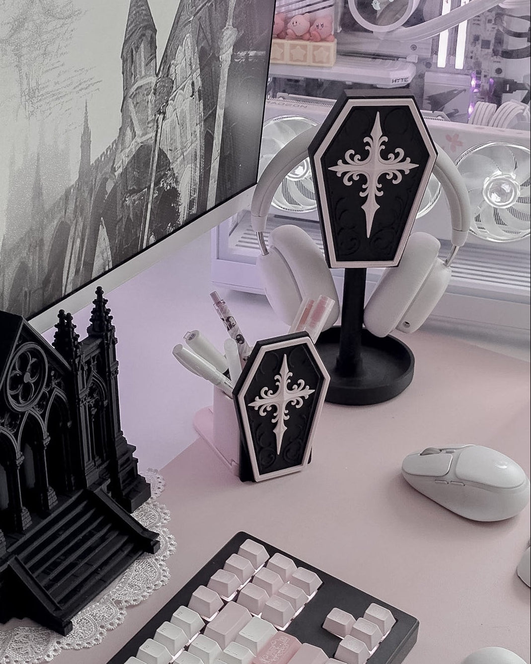 Coffin | 3-in-1 Pen Pot, Controller Holder & Phone Stand