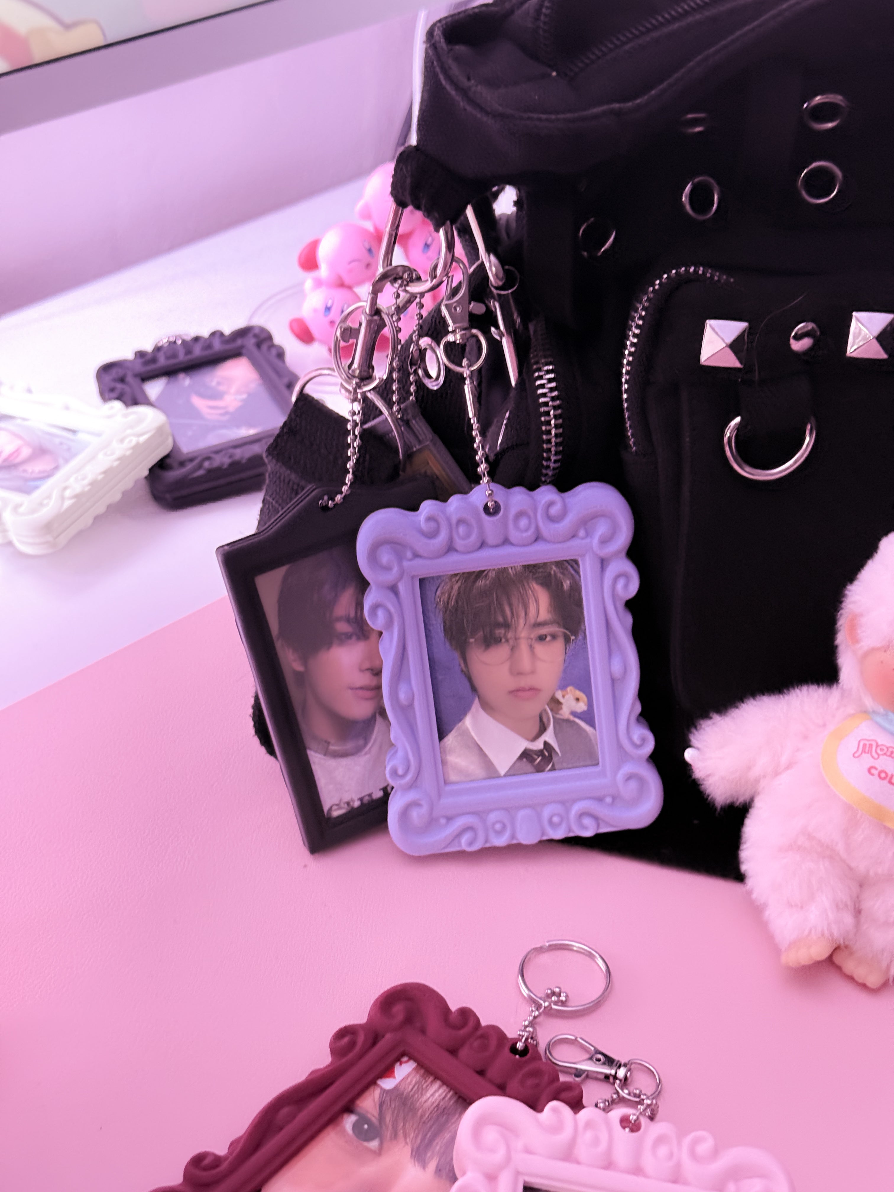 Double-Sided Photocard Bag Charm