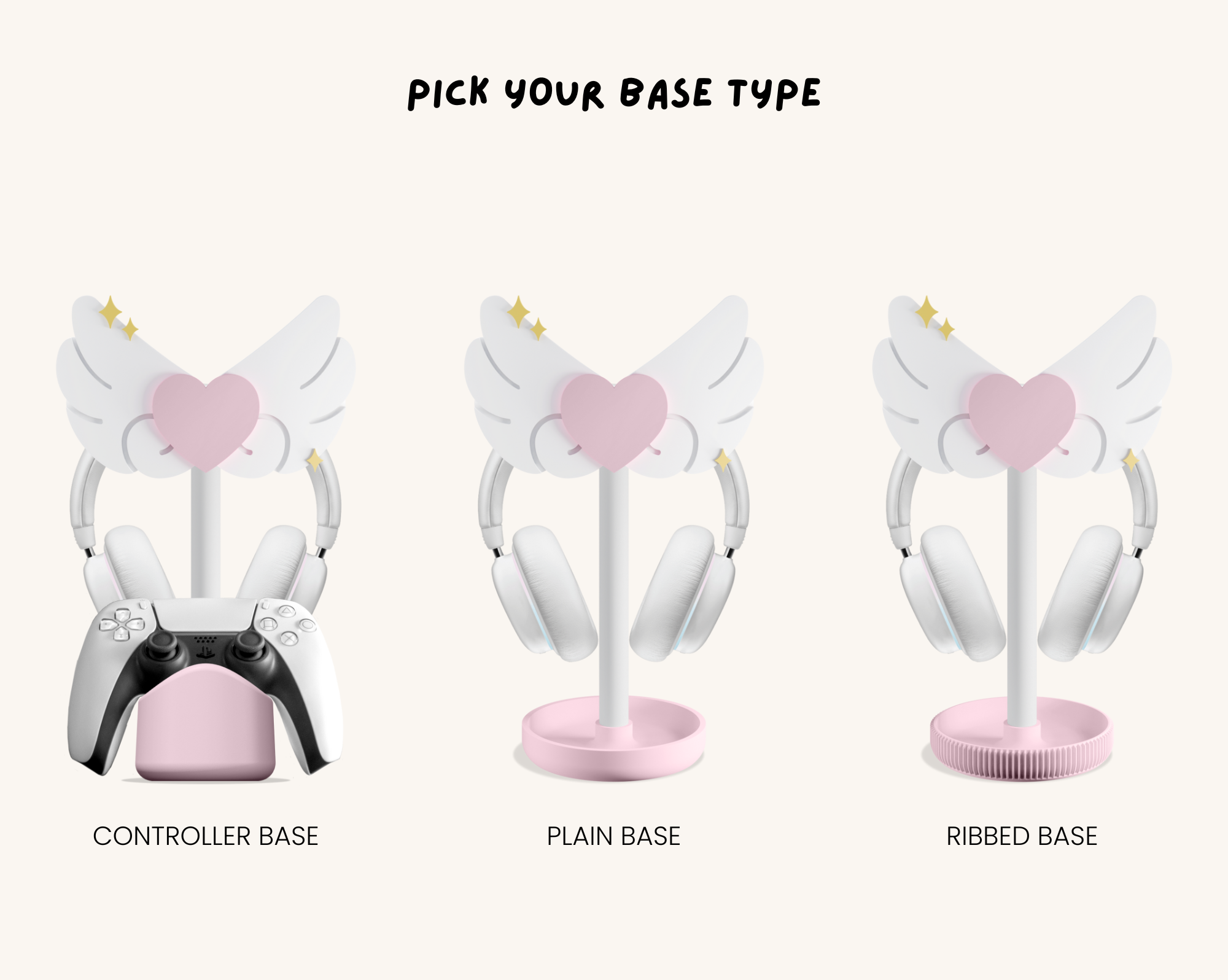 Swap Headphone Stand Bases