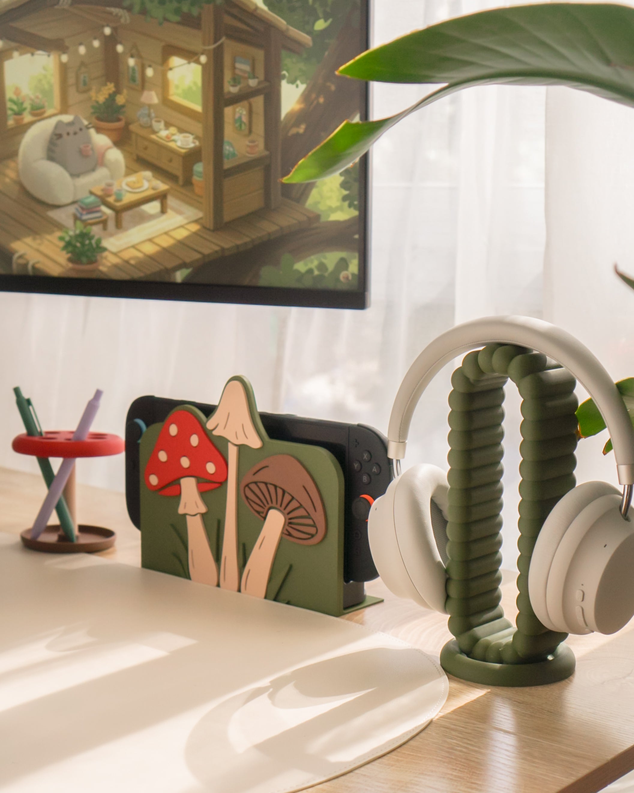 Mushroom Scene Switch Dock Cover