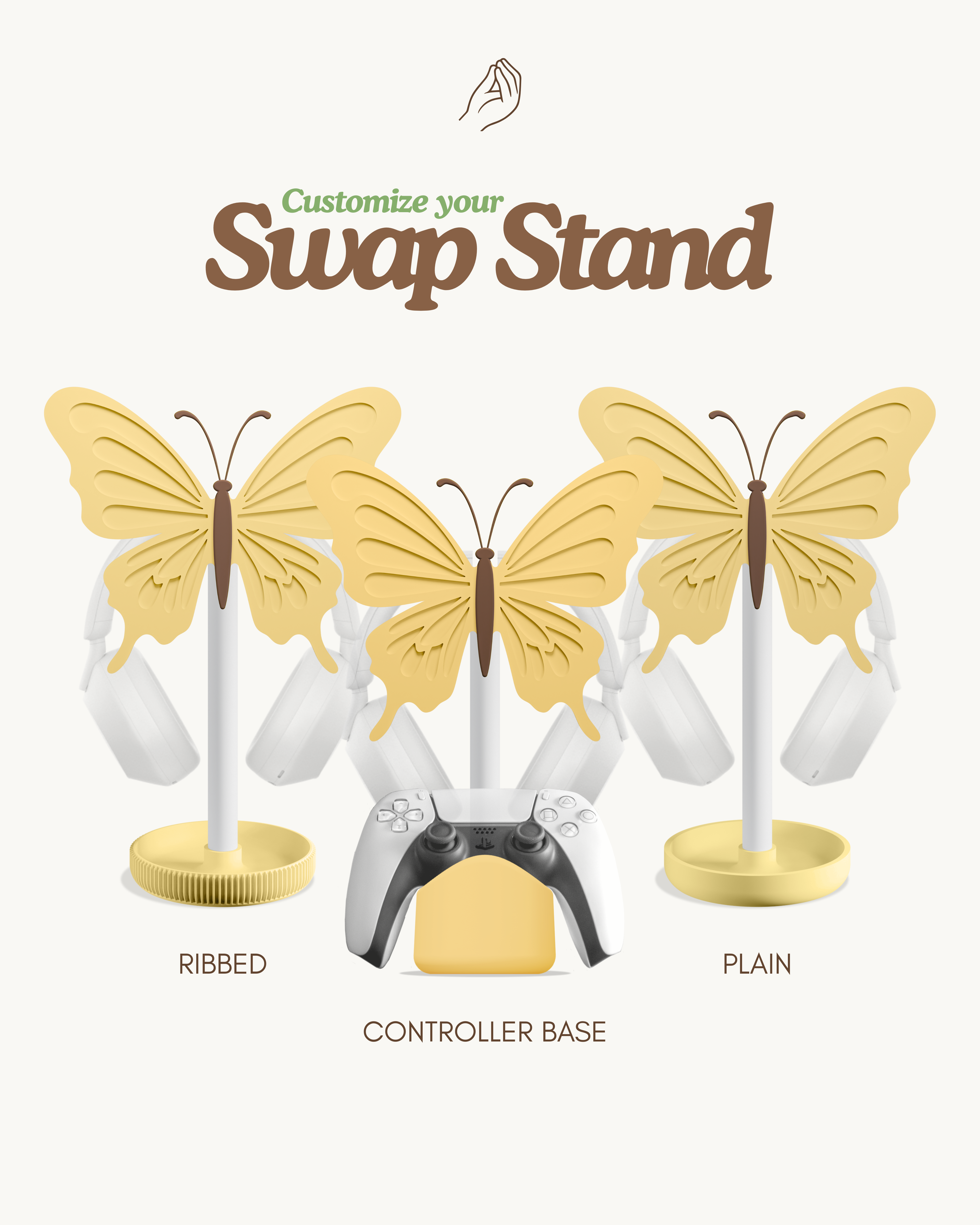 Butterfly Headphone Stand