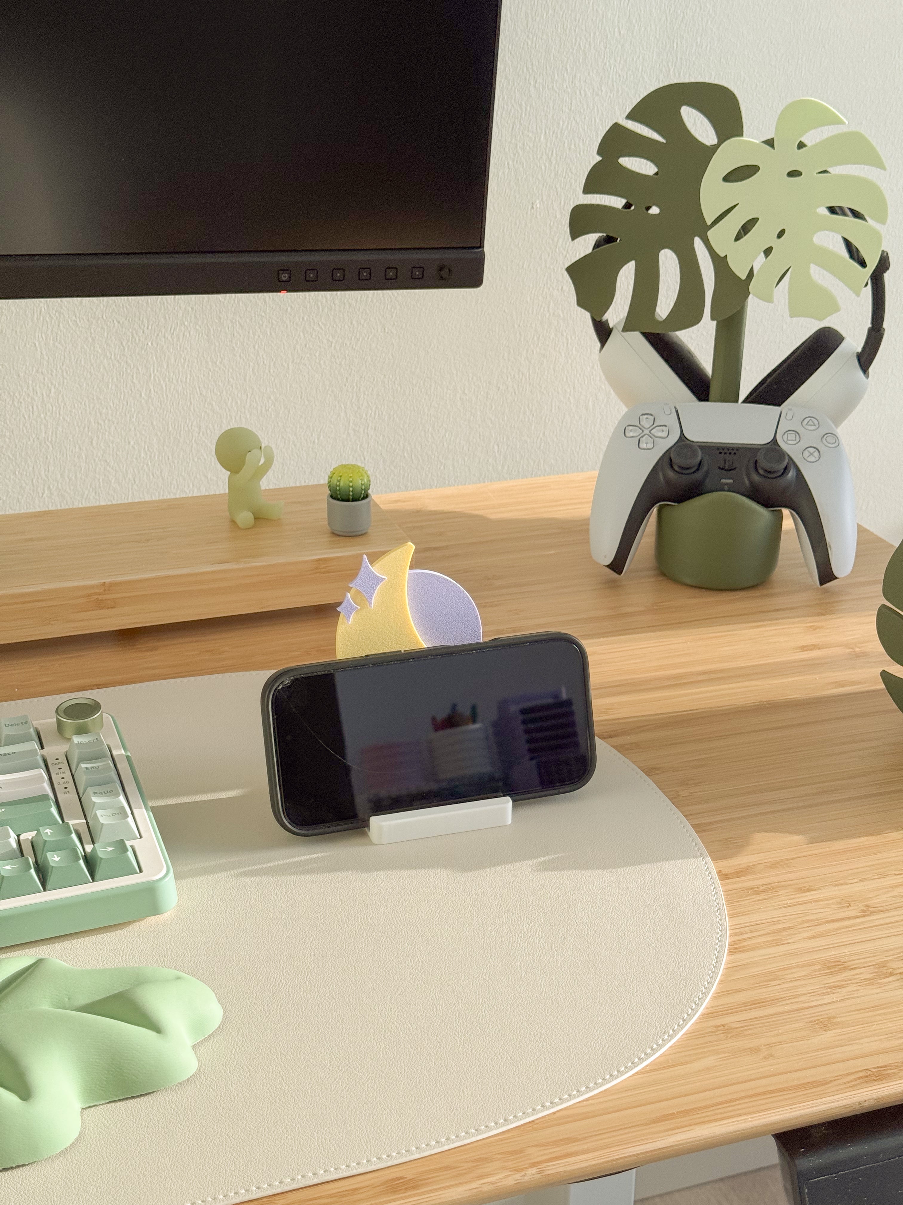 Moon | 3-in-1 Pen Pot, Controller Holder & Phone Stand