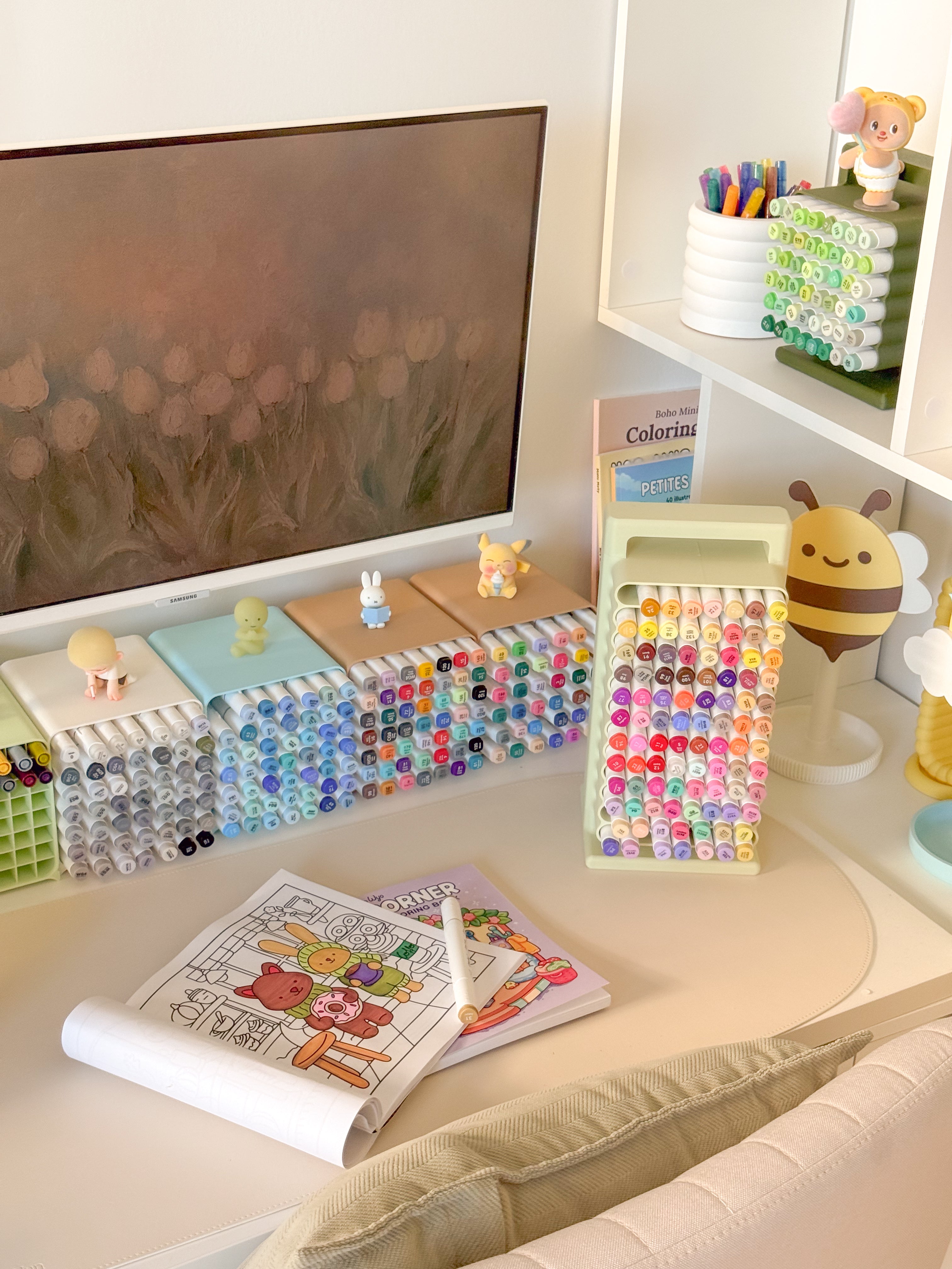 Coloring Cubbies | Stackable Marker Storage