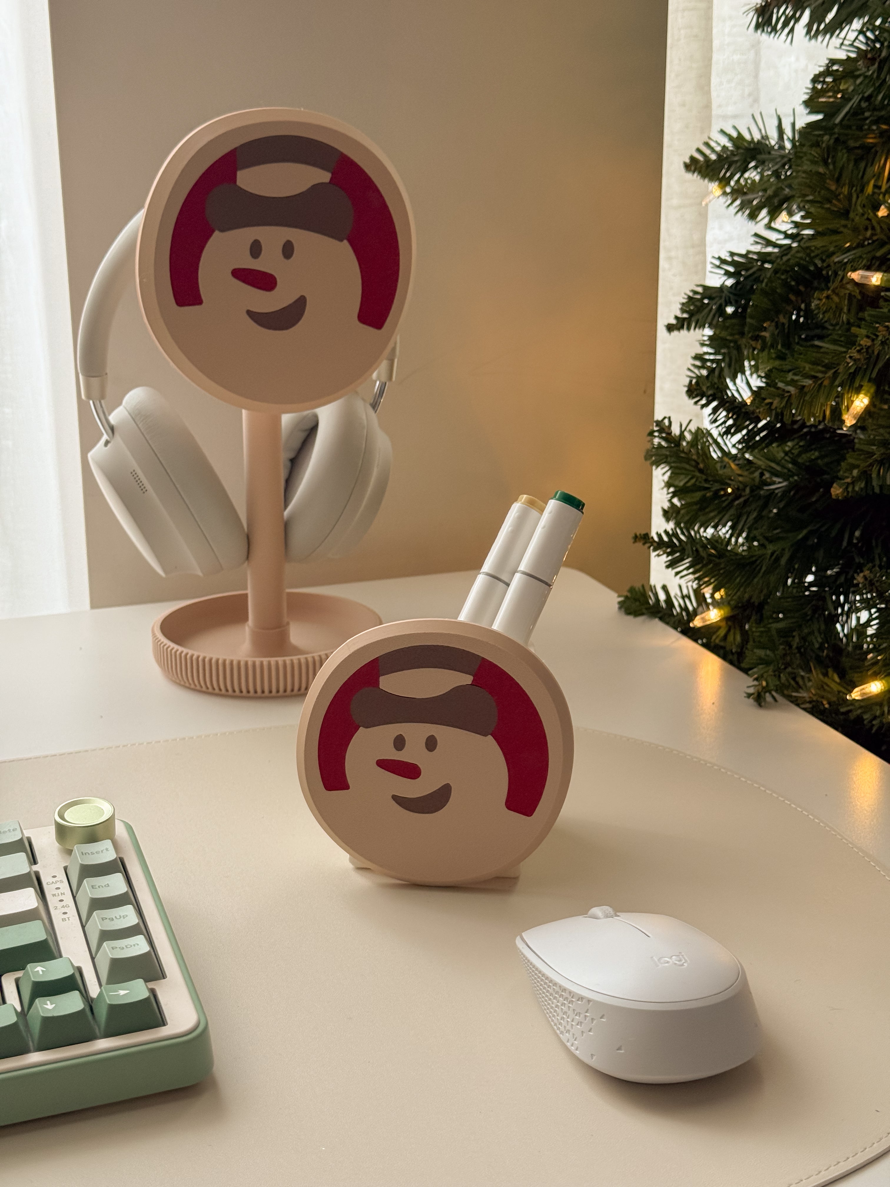 Snowman Cookie Pen Pot
