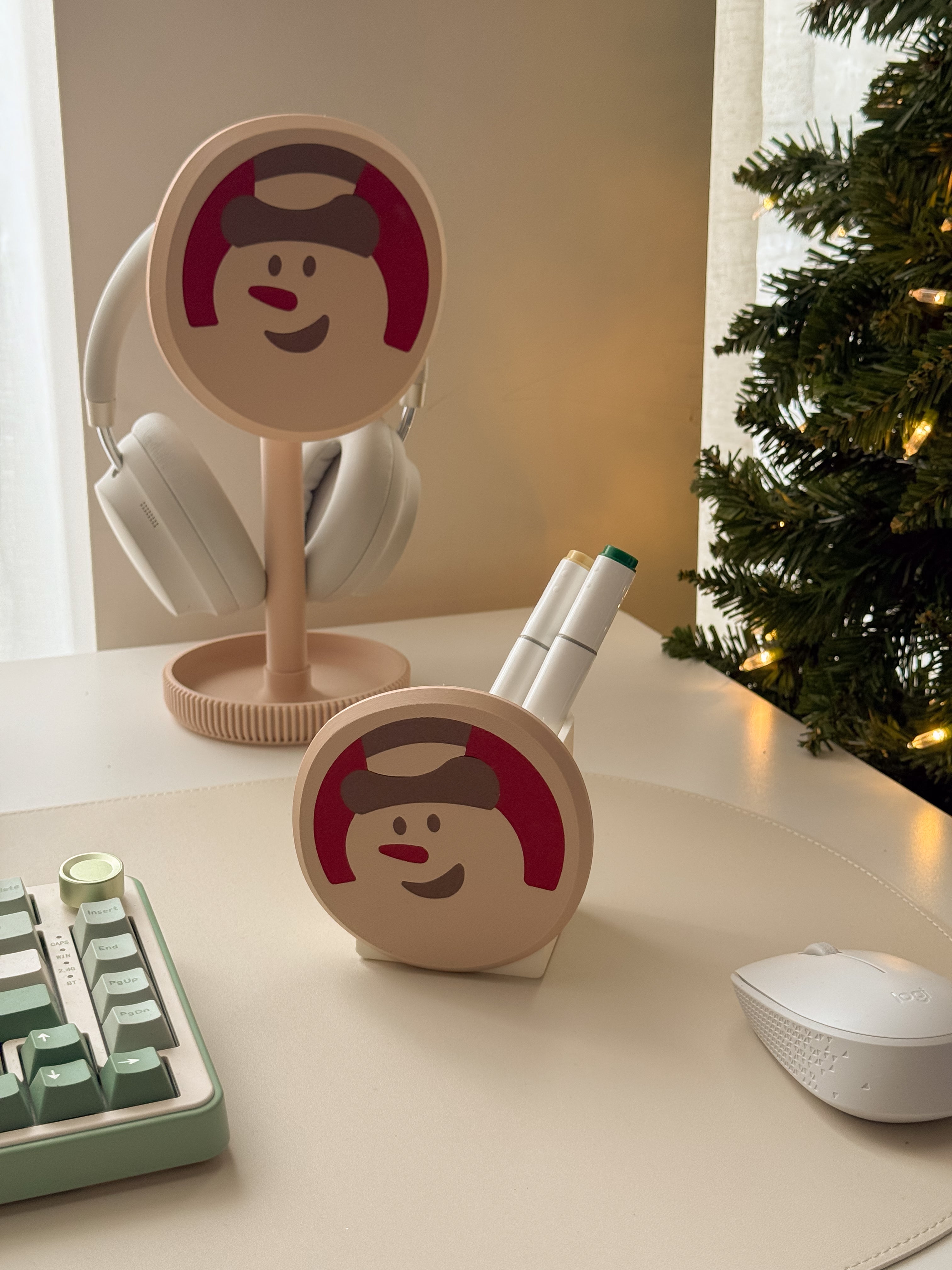 Snowman Cookie Pen Pot