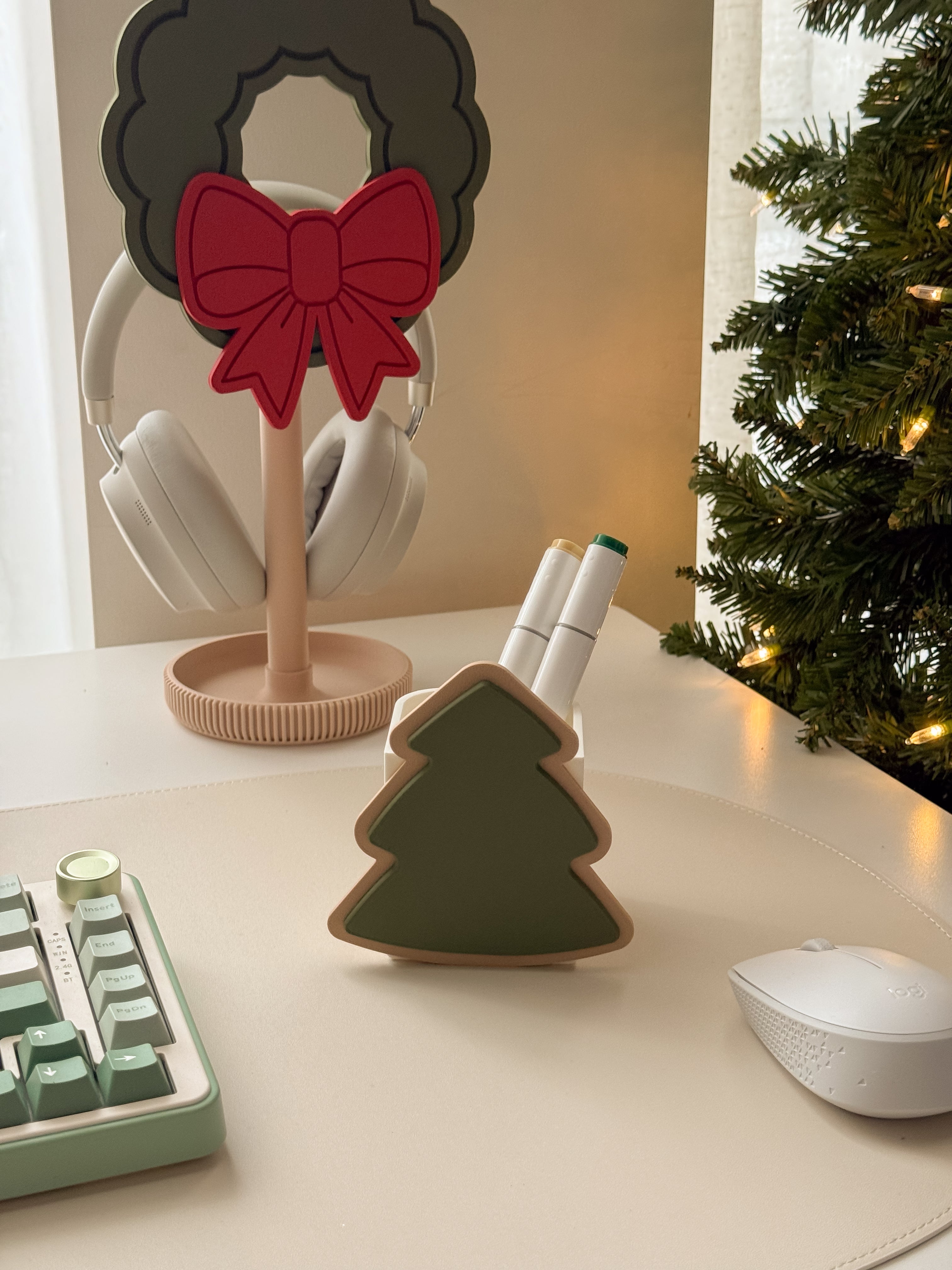 Christmas Tree Swap Pen Pot