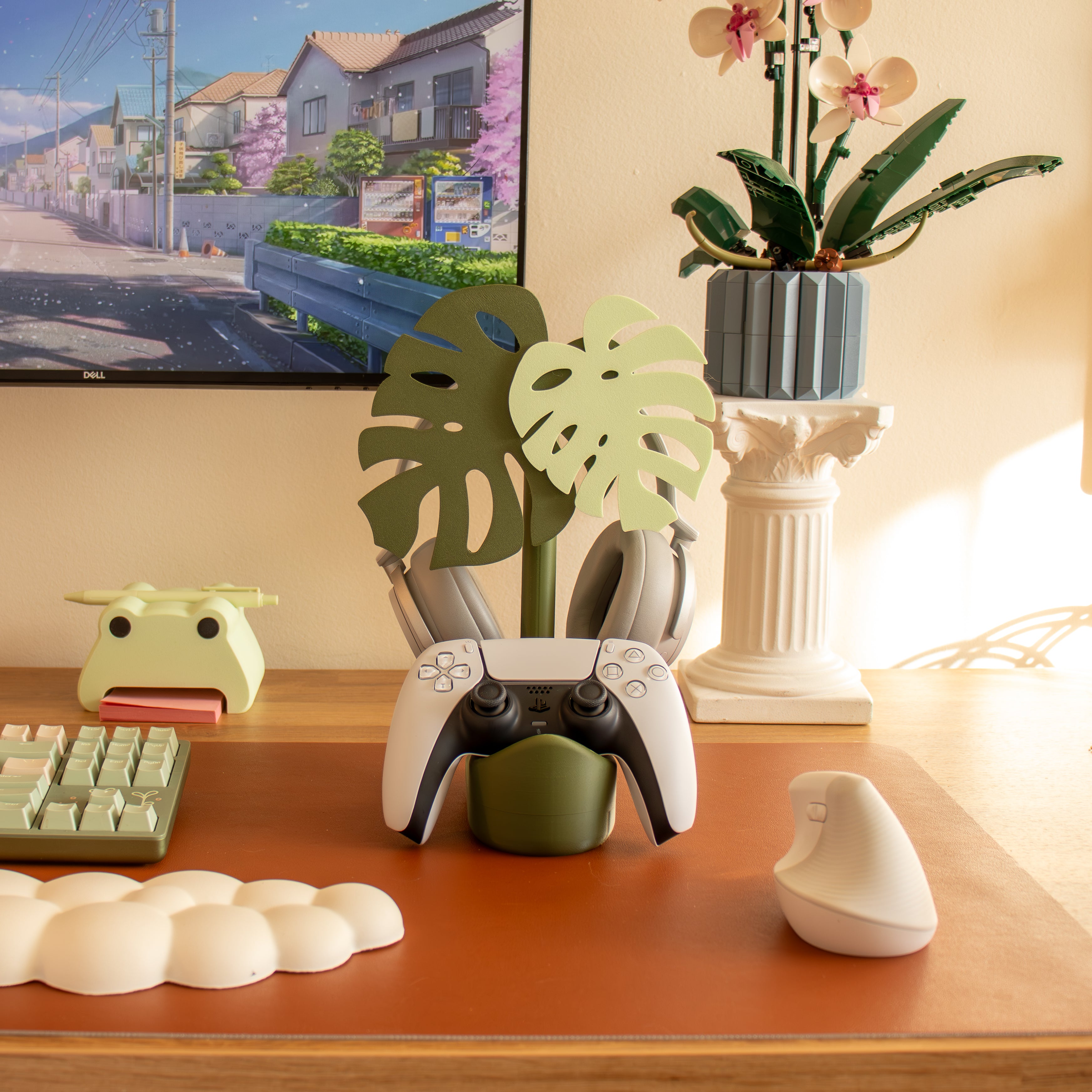 Monstera Headphone Stand