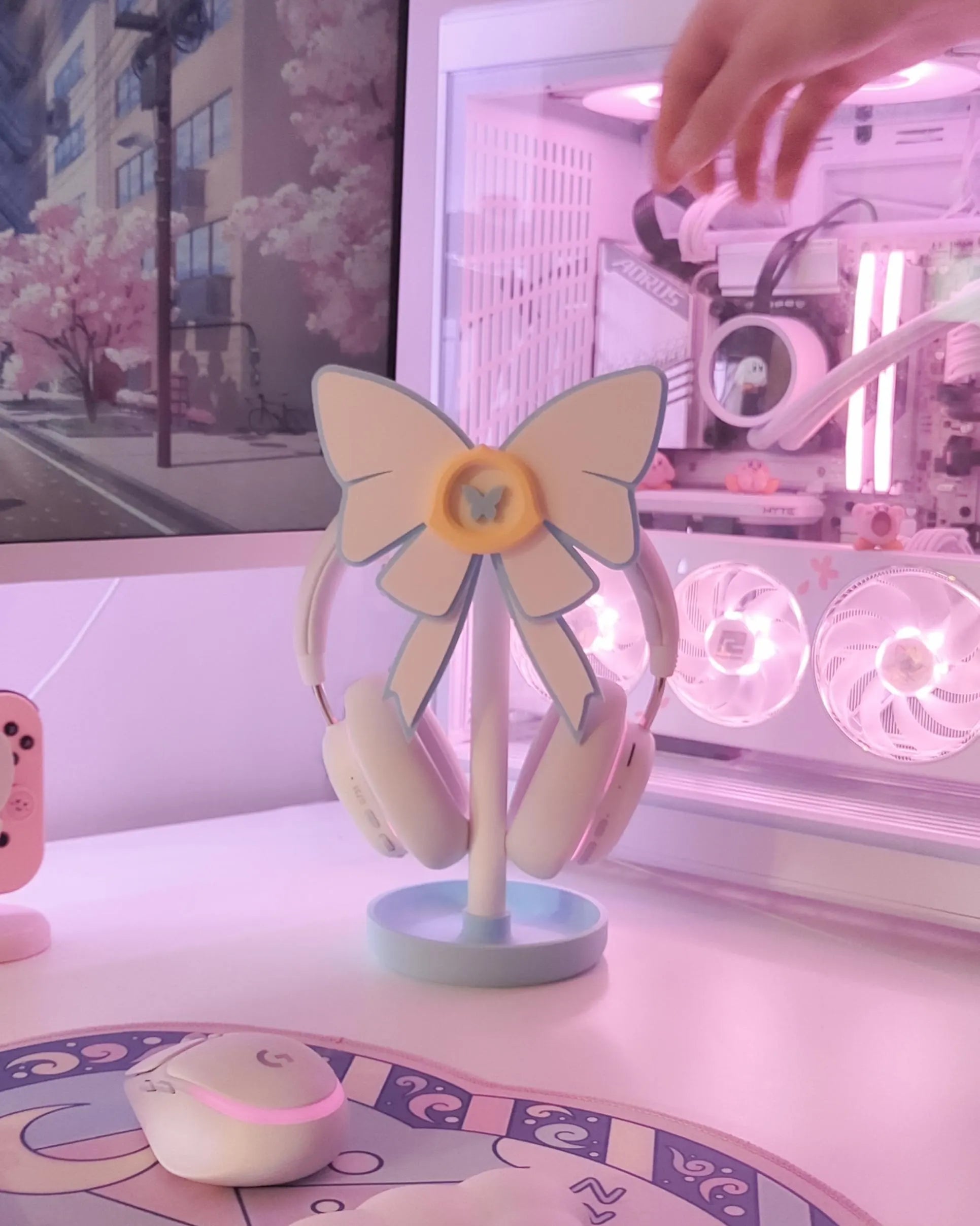 Butterfly Bow Headphone Stand