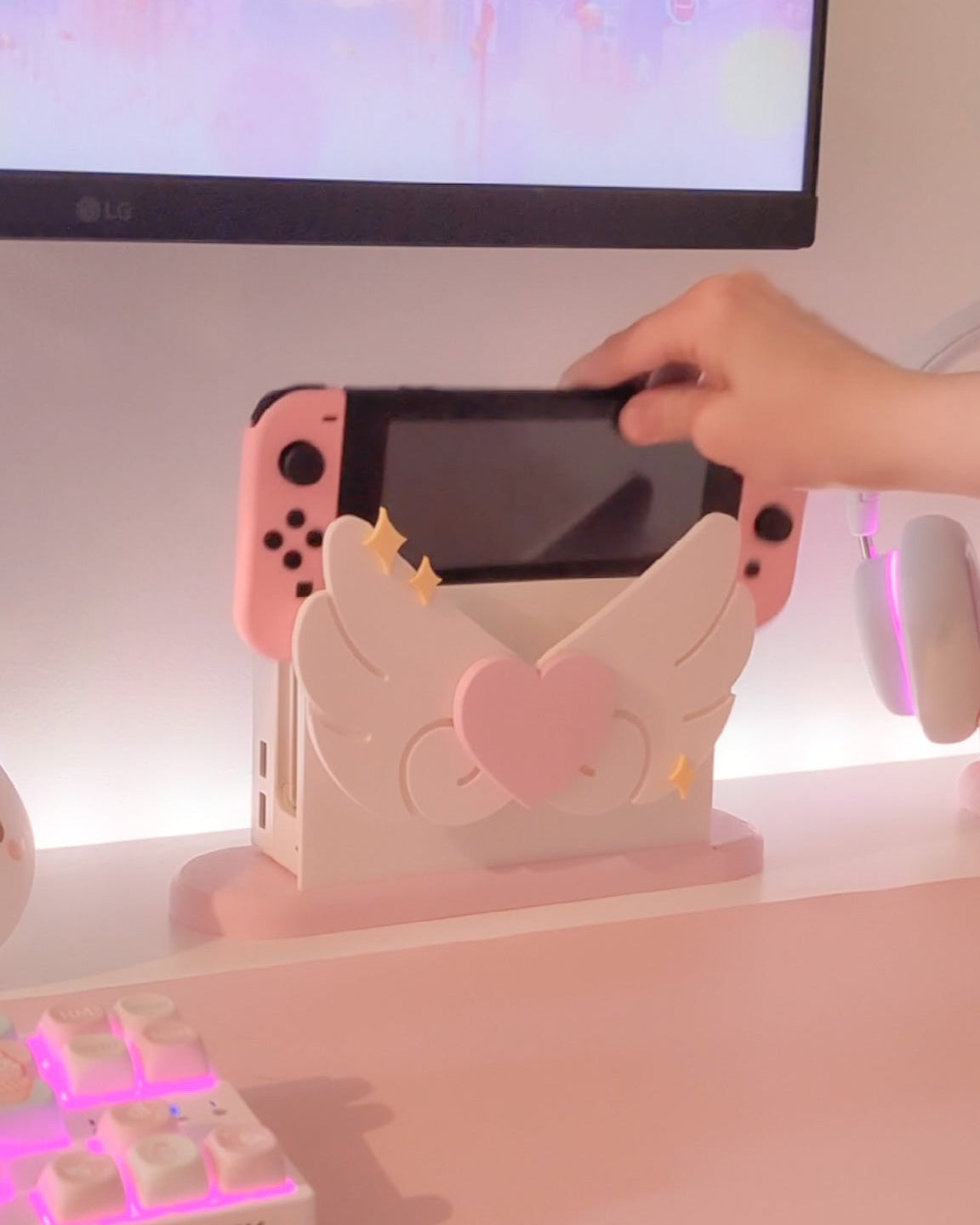 Heart Wings Switch Cover