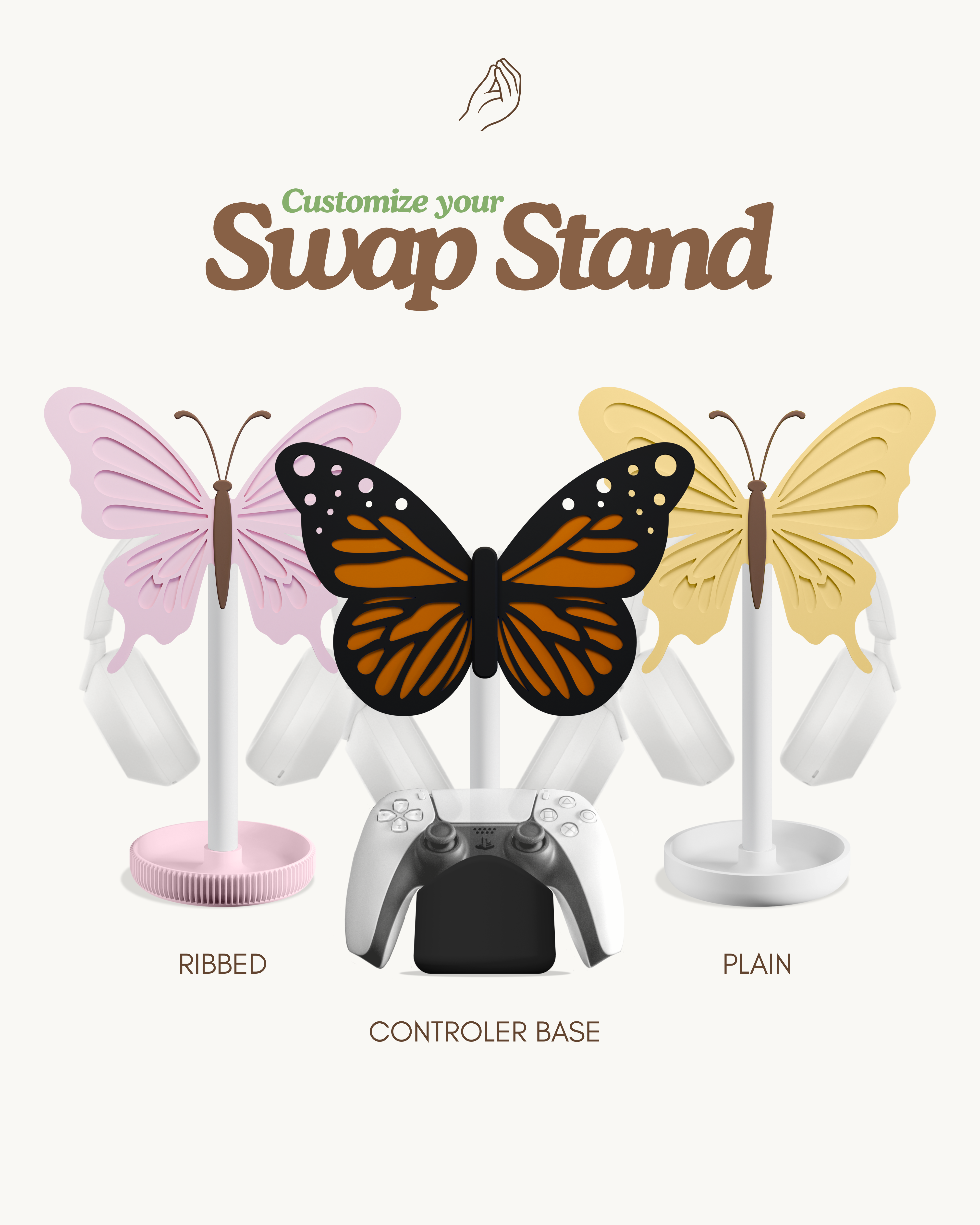 Butterfly Headphone Stand