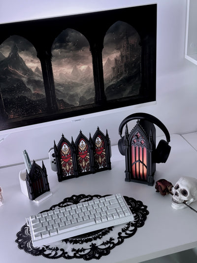 Cathedral Gothic Window Headphone Stand