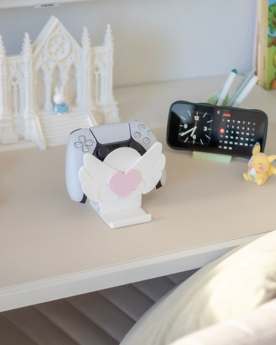 Heart Wings | 3-in-1 Pen Pot, Controller Holder & Phone Stand