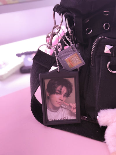Double-Sided Photocard Bag Charm