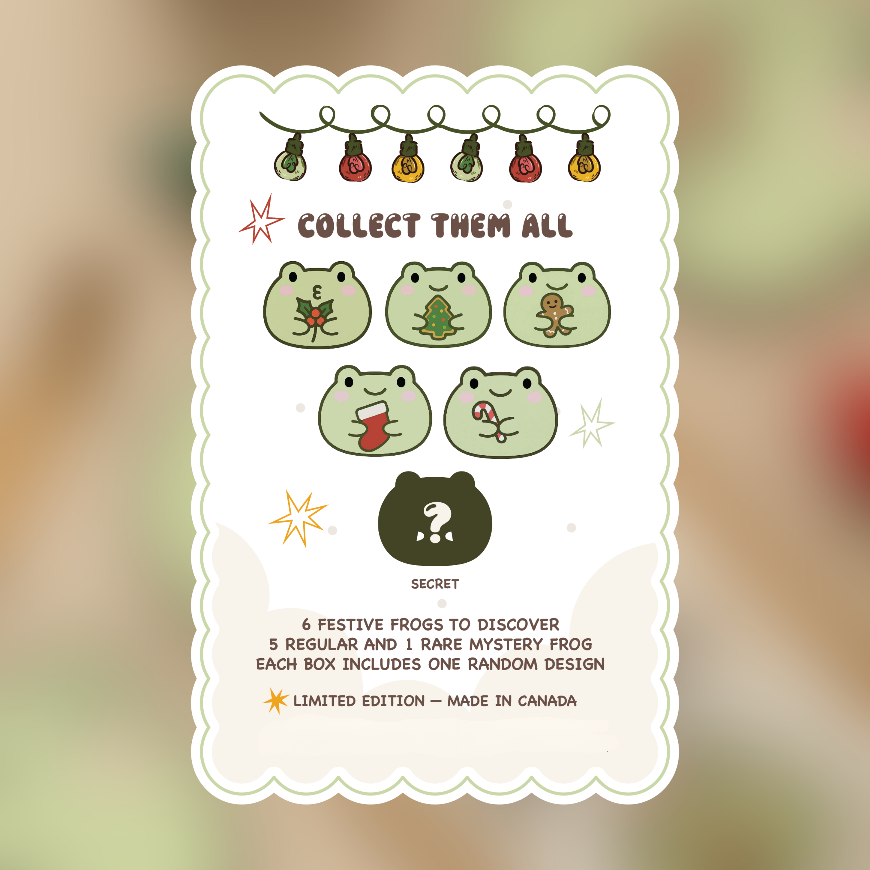 Mystery Frogmas Pen Pot / Ornament Blind Bags