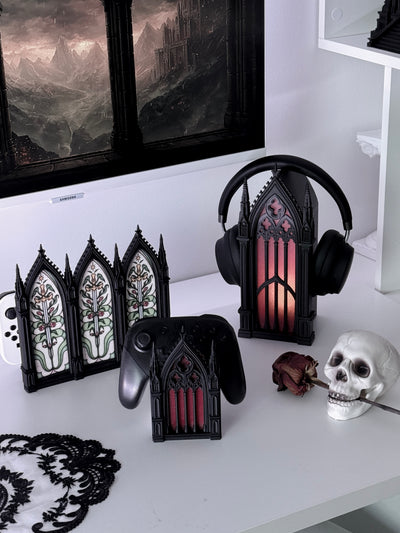 Cathedral | 3-in-1 Pen Pot, Controller Holder & Phone Stand