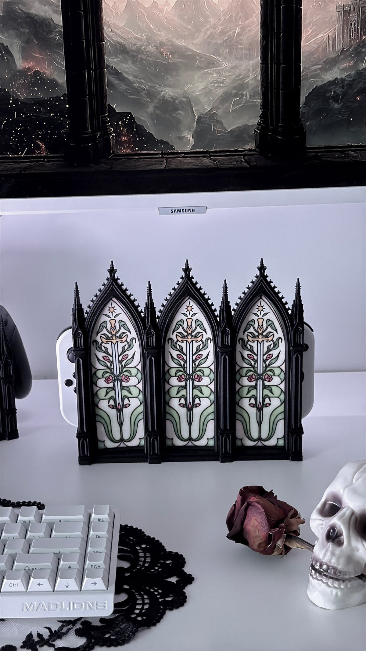 Cathedral Windows Switch Dock Cover
