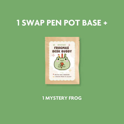 Mystery Frogmas Swap Pen Pot / Tree Ornament Blind Bag