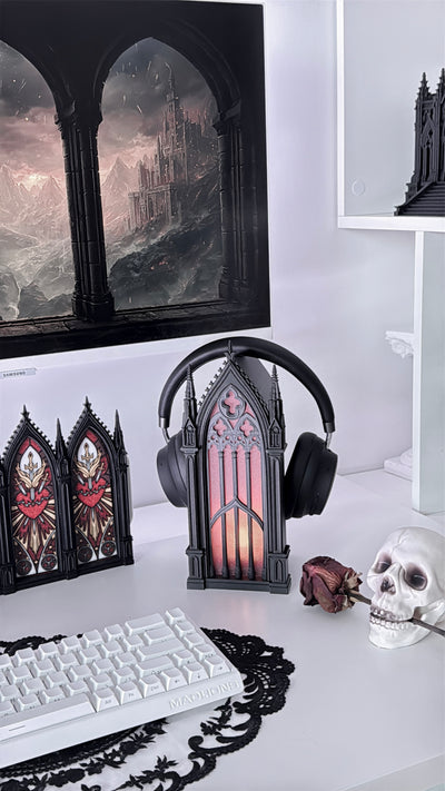 Cathedral Gothic Window Headphone Stand