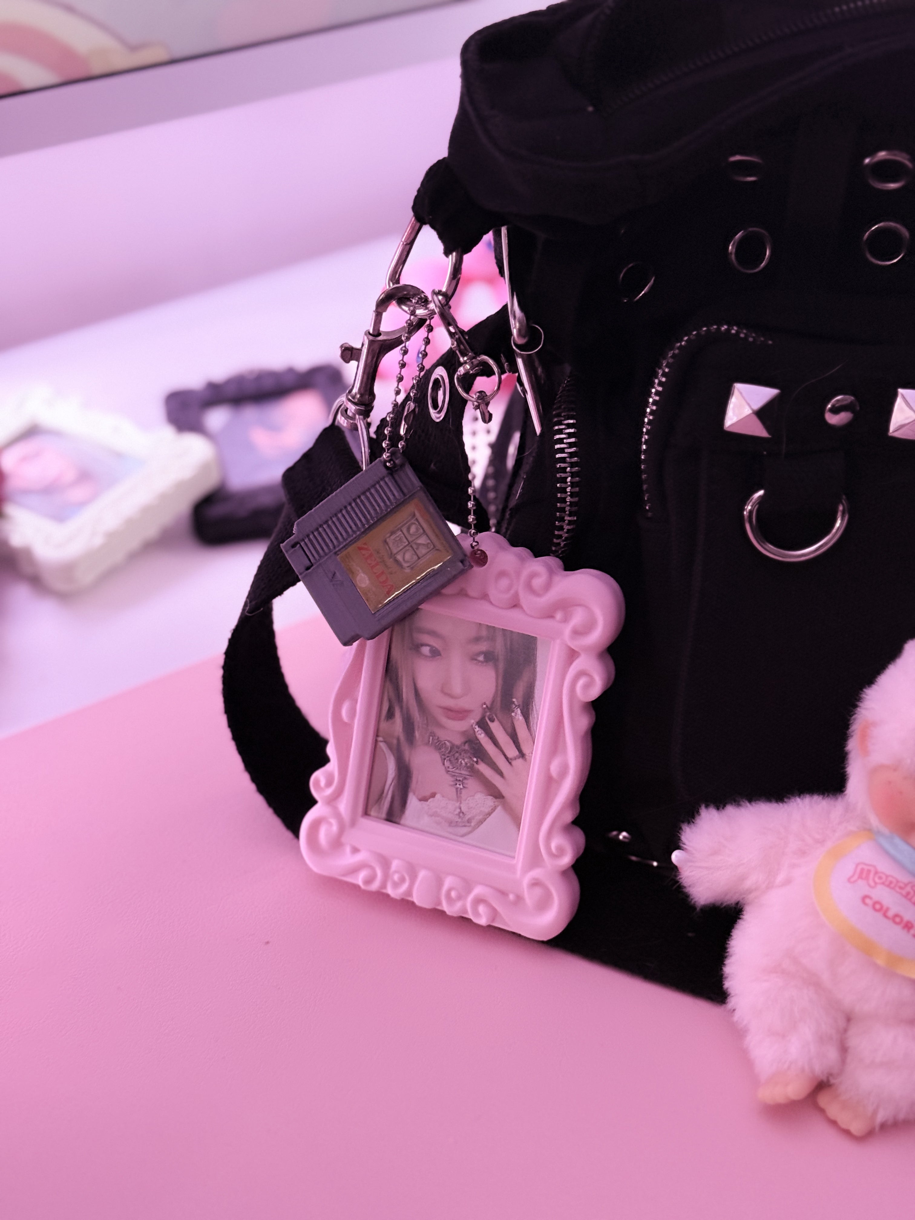 Double-Sided Photocard Bag Charm