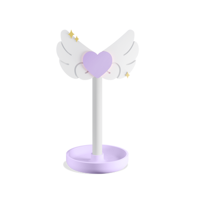 Heart Wings Headphone Stand