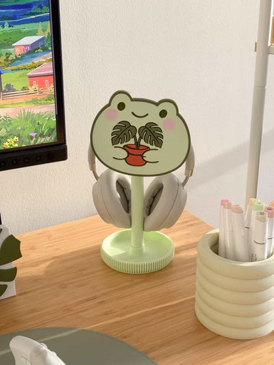 Monstera Frog Headphone Stand | @thecozylittlejungle edition