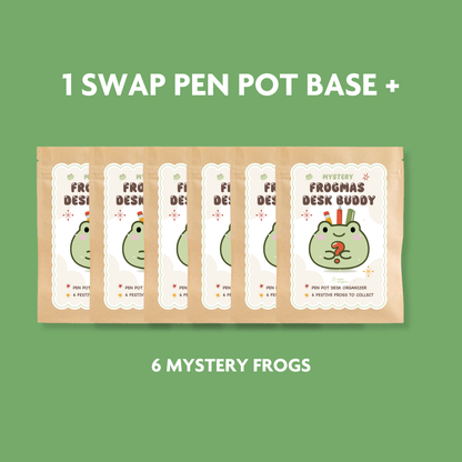 Mystery Frogmas Swap Pen Pot / Tree Ornament Blind Bag