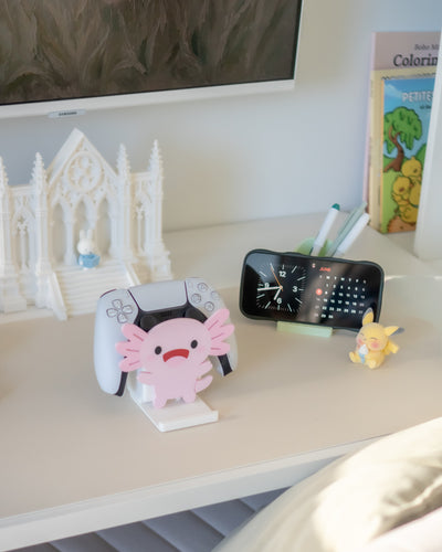 Axolotl | 3-in-1 Pen Pot, Controller Holder & Phone Stand