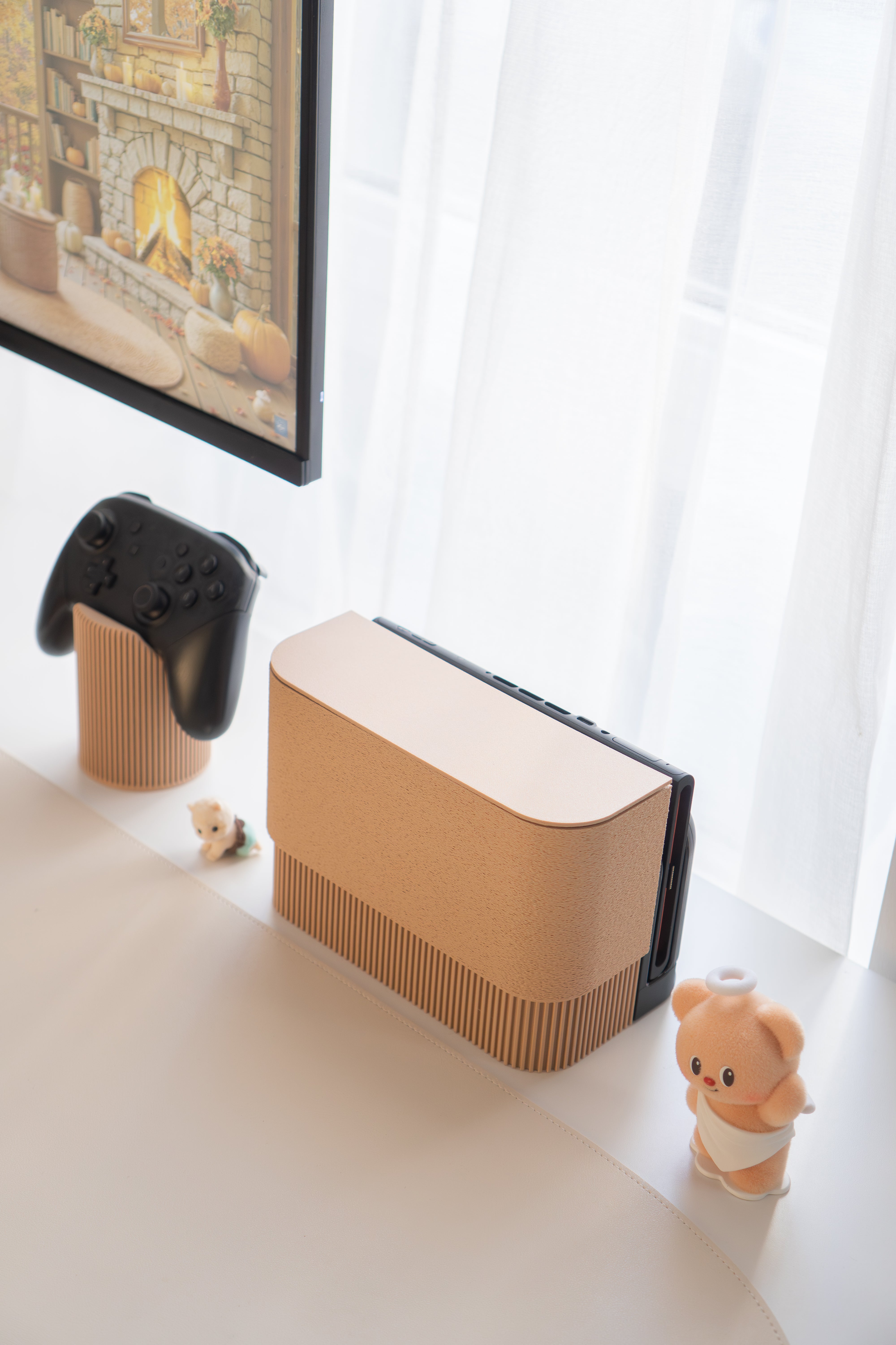 Ribbed Vase Switch Dock Cover and Controller Bundle