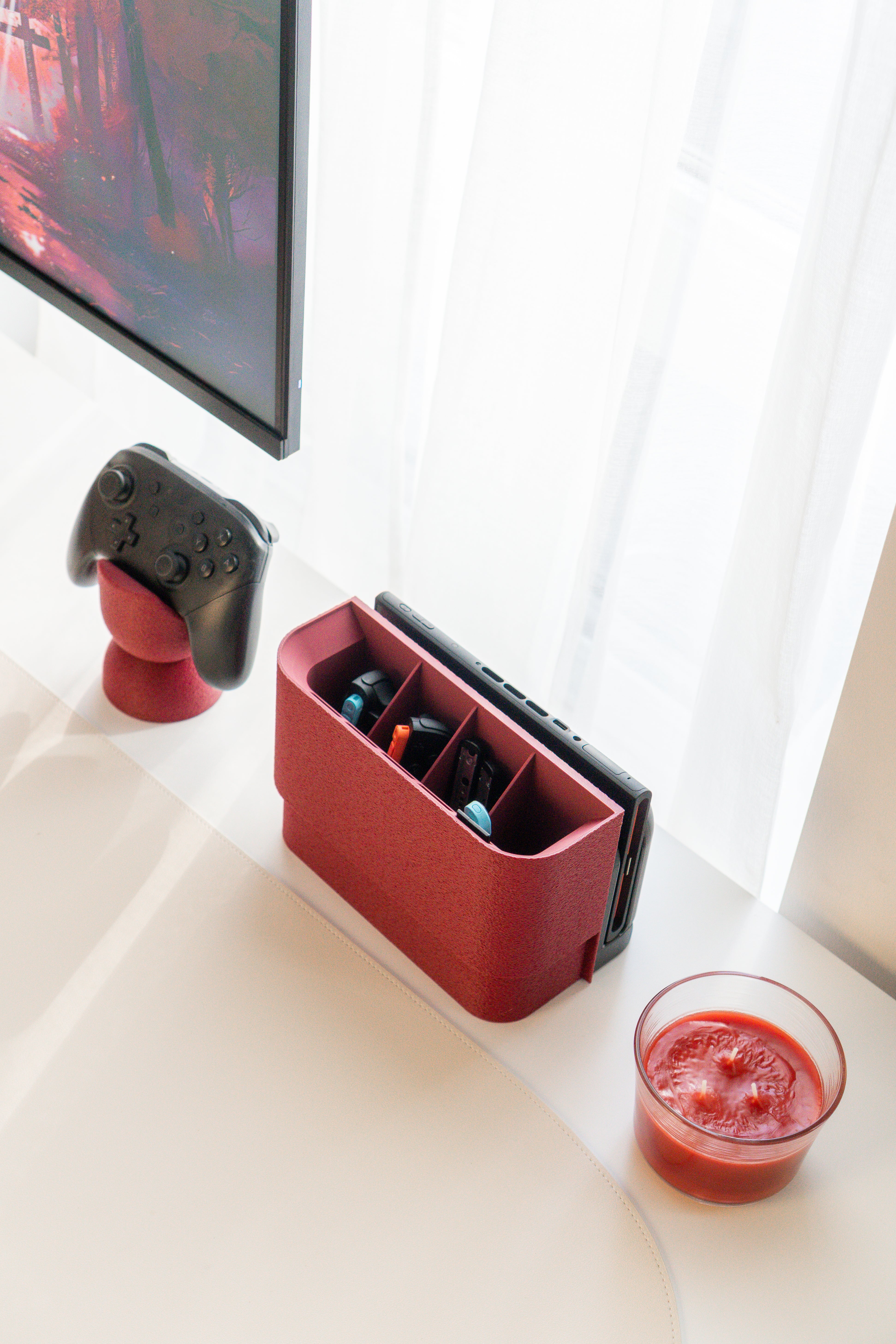Textured Vase Switch Dock Cover and Controller Bundle
