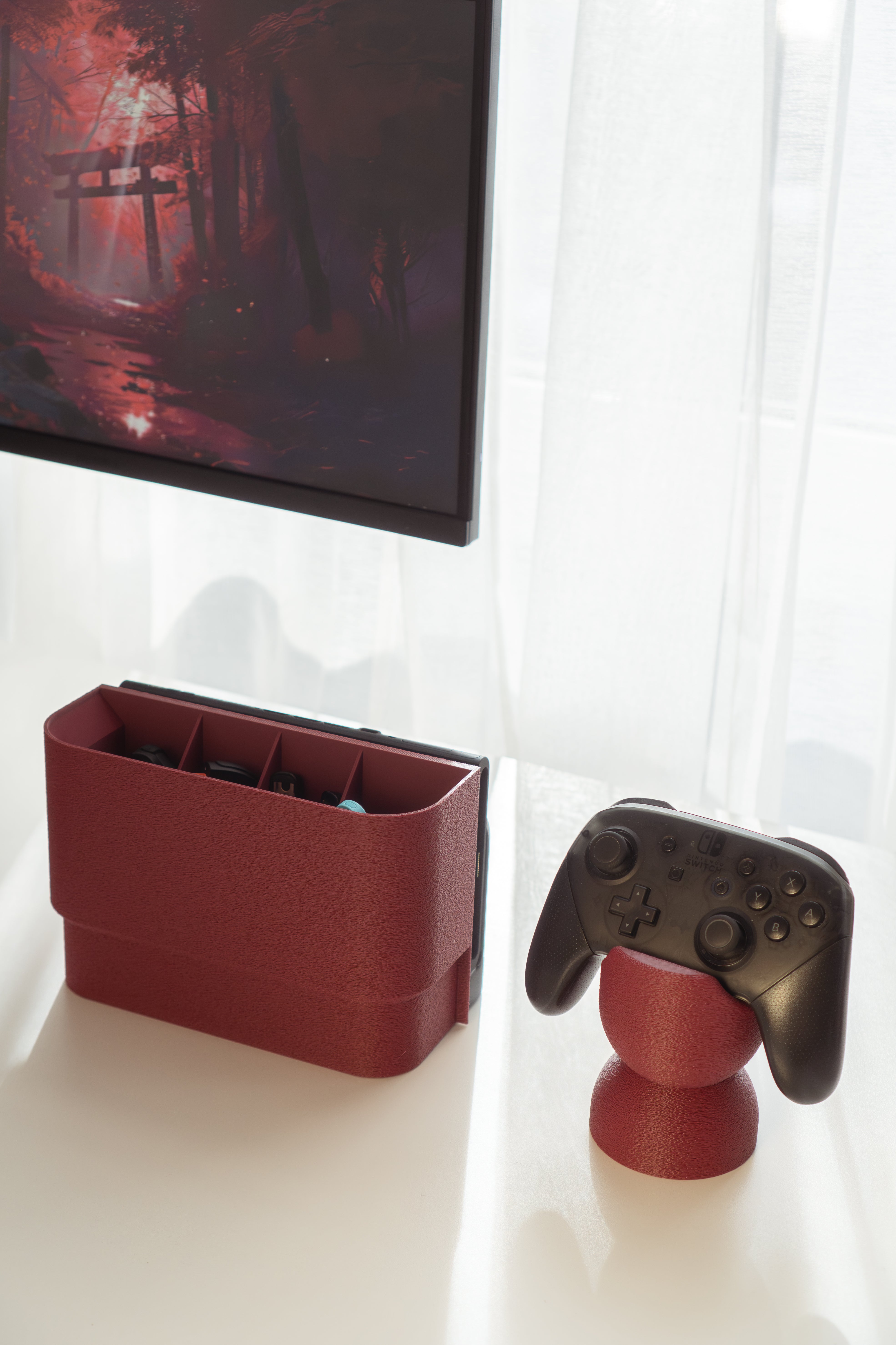 Textured Vase Switch Dock Cover and Controller Bundle
