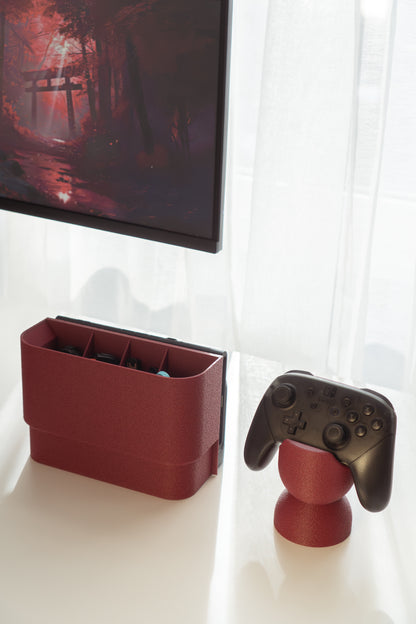 Textured Vase Switch Dock Cover and Controller Bundle