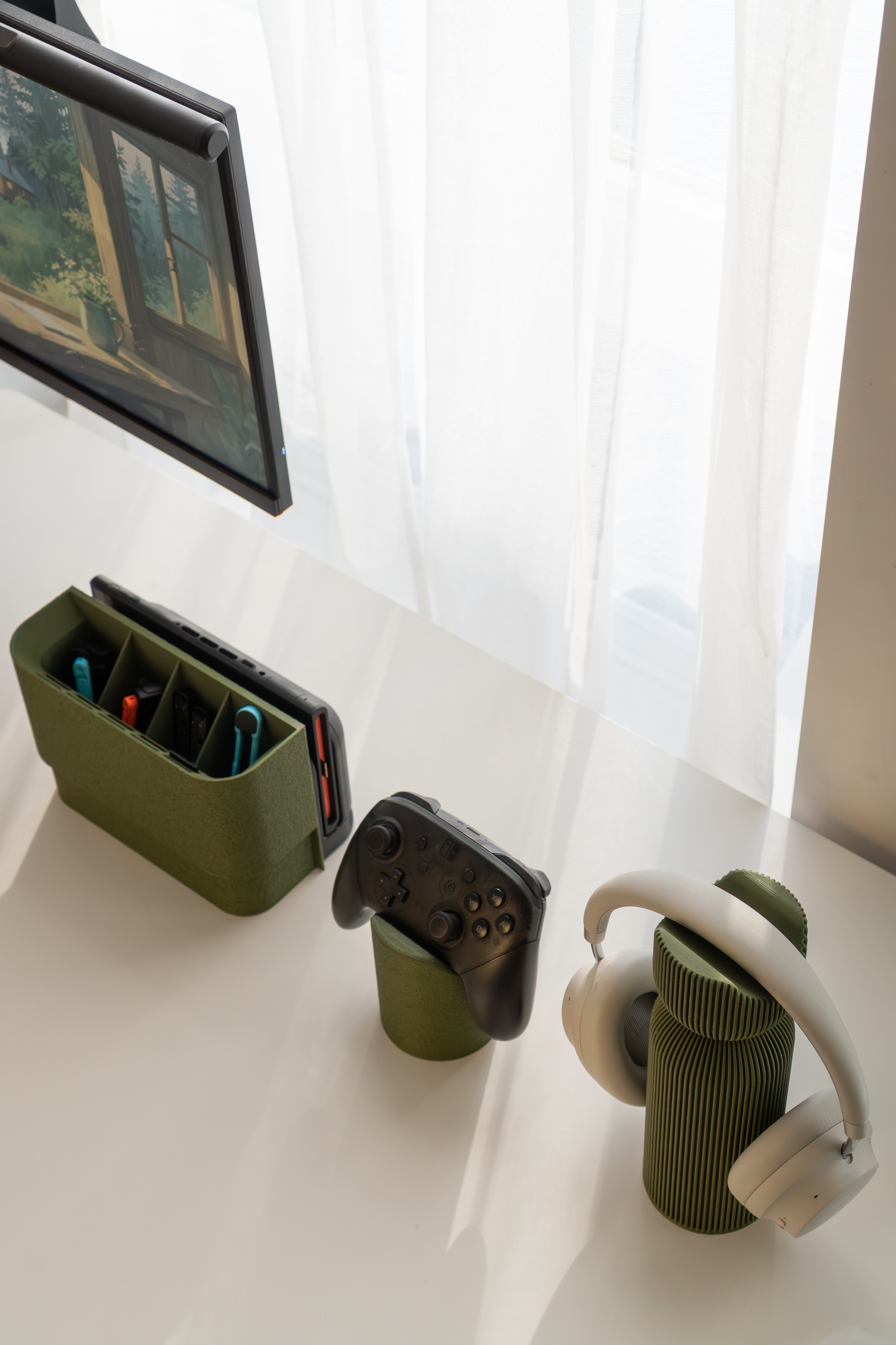 Textured Vase Switch Dock Cover and Controller Bundle