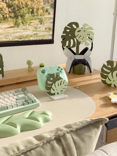 Monstera | 3-in-1 Pen Pot, Controller Holder & Phone Stand