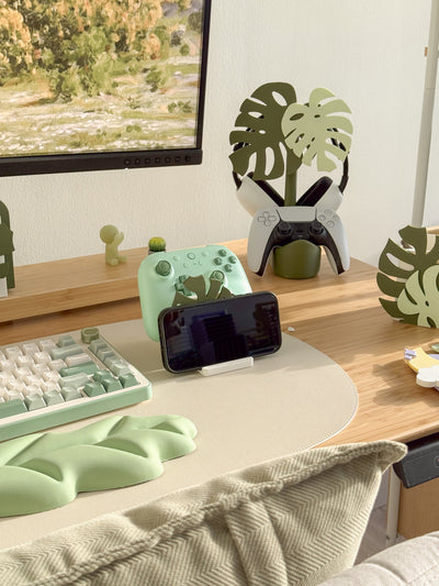 Monstera | 3-in-1 Pen Pot, Controller Holder & Phone Stand
