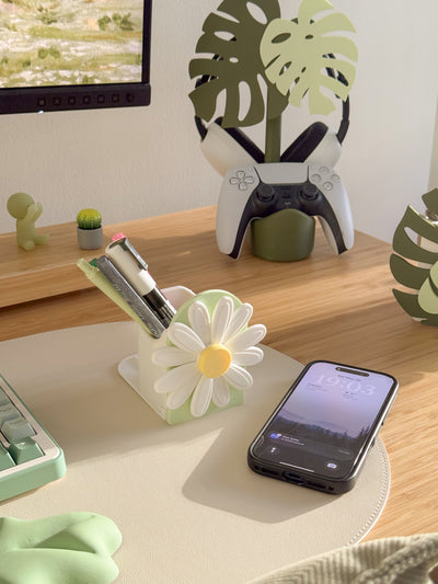 Daisy | 3-in-1 Pen Pot, Controller Holder & Phone Stand