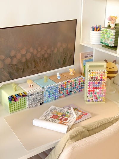 Coloring Cubbies | Stackable Marker Storage