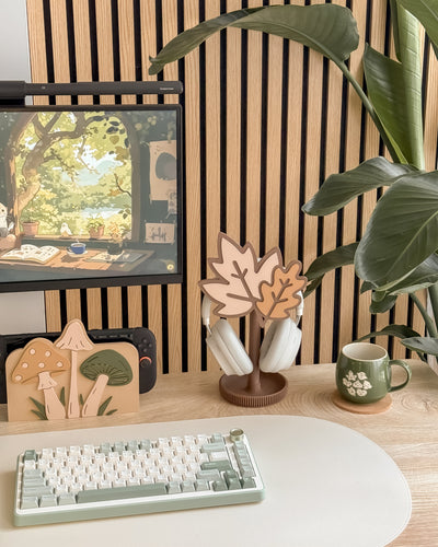 Fall Leaves Headphone Stand