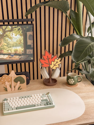 Fall Leaves Headphone Stand