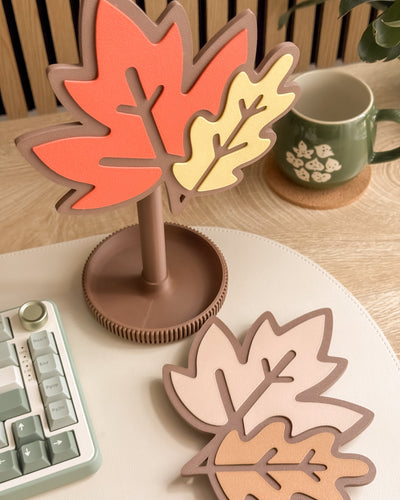Fall Leaves Headphone Stand