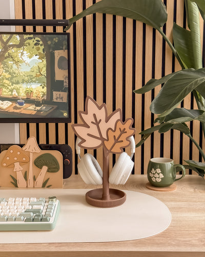 Fall Leaves Headphone Stand