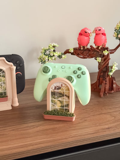 Cozy Window | 3-in-1 Pen Pot, Controller Holder & Phone Stand