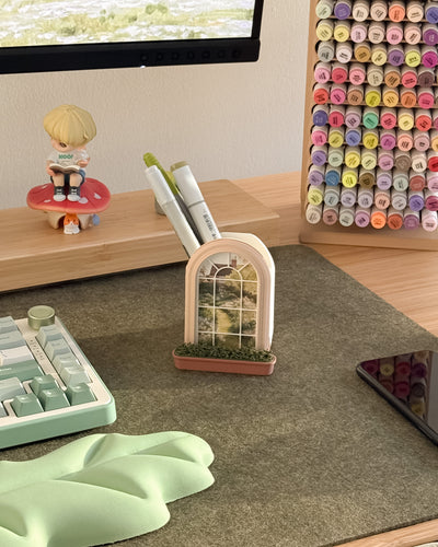 Cozy Window | 3-in-1 Pen Pot, Controller Holder & Phone Stand