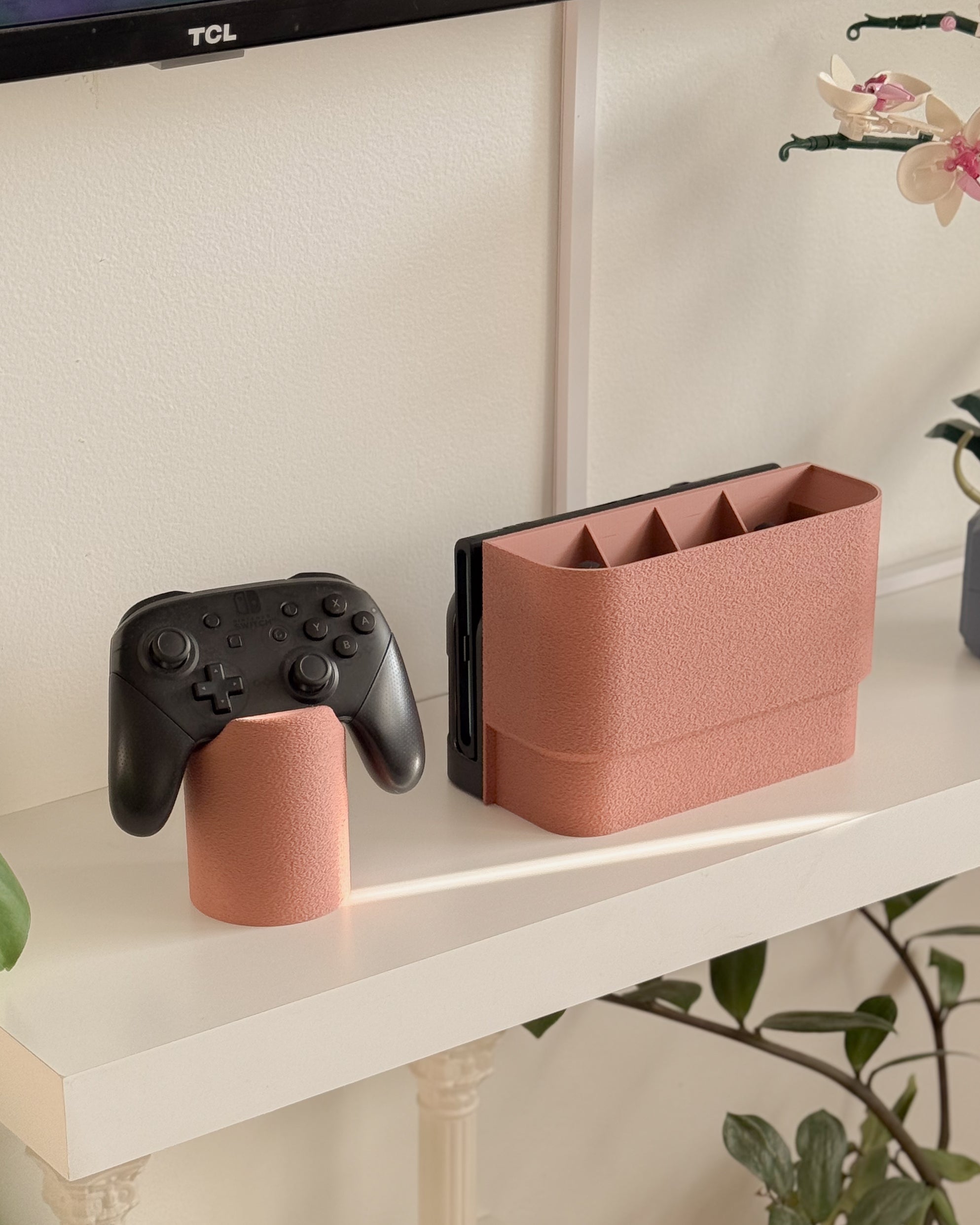 Textured Vase Switch Dock Cover and Controller Bundle