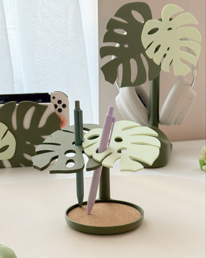 Monstera Pen Holder