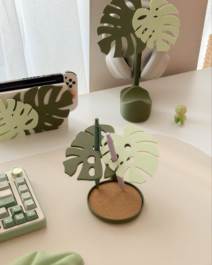 Monstera Pen Holder