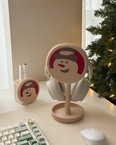 Snowman Cookie Headphone Stand