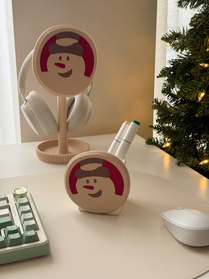 Snowman Cookie Swap Pen Pot