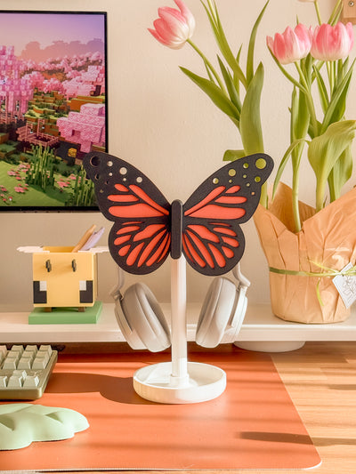 Monarch Butterfly Headphone Stand