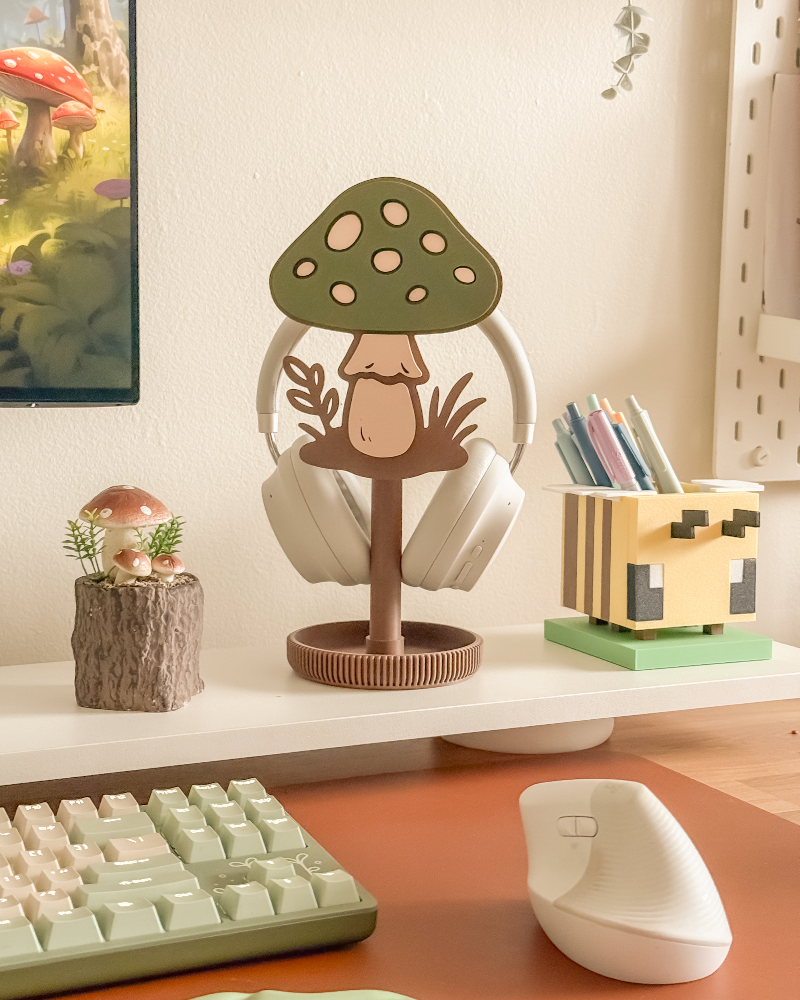 Mushroom Headphone Stand