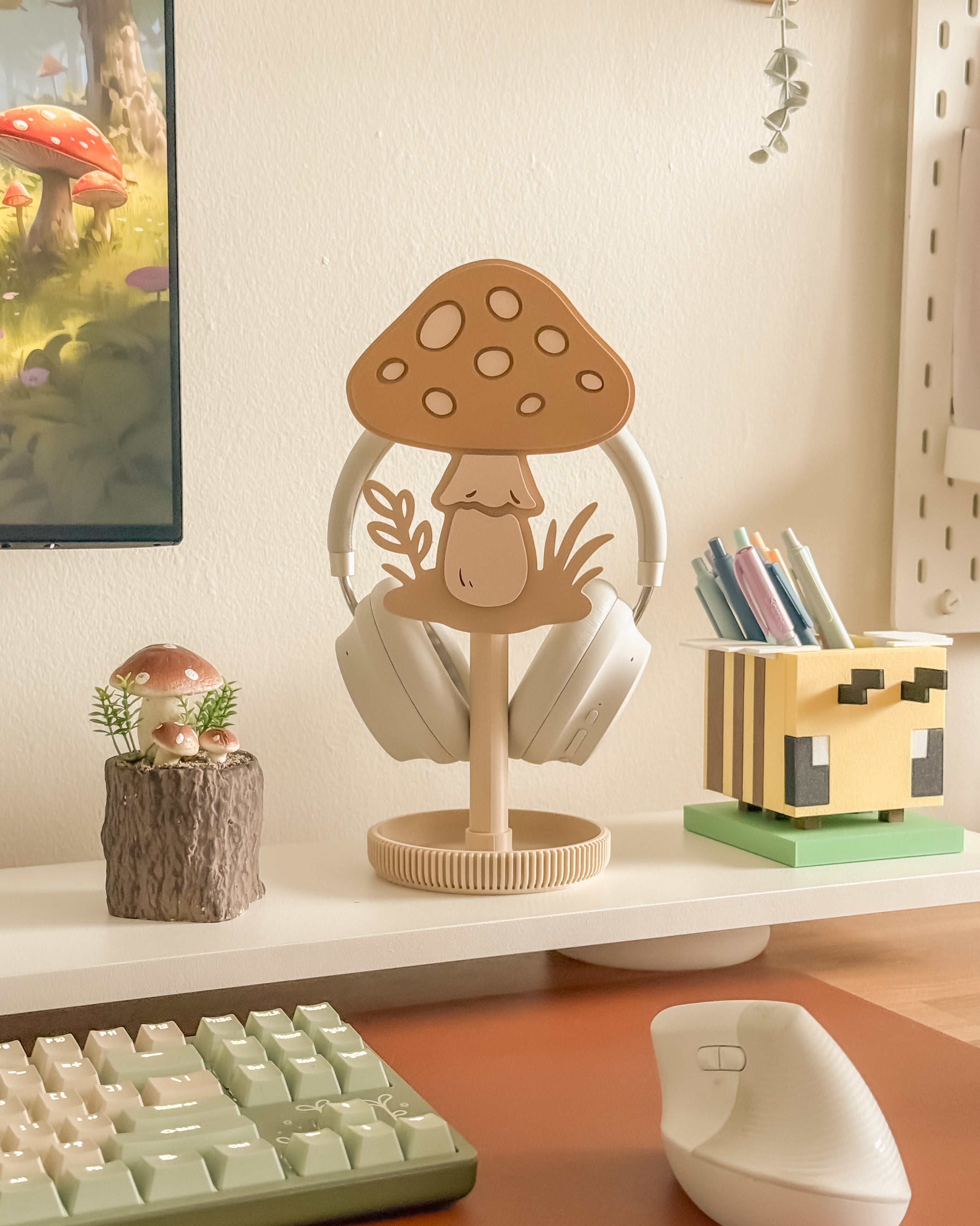 Mushroom Headphone Stand